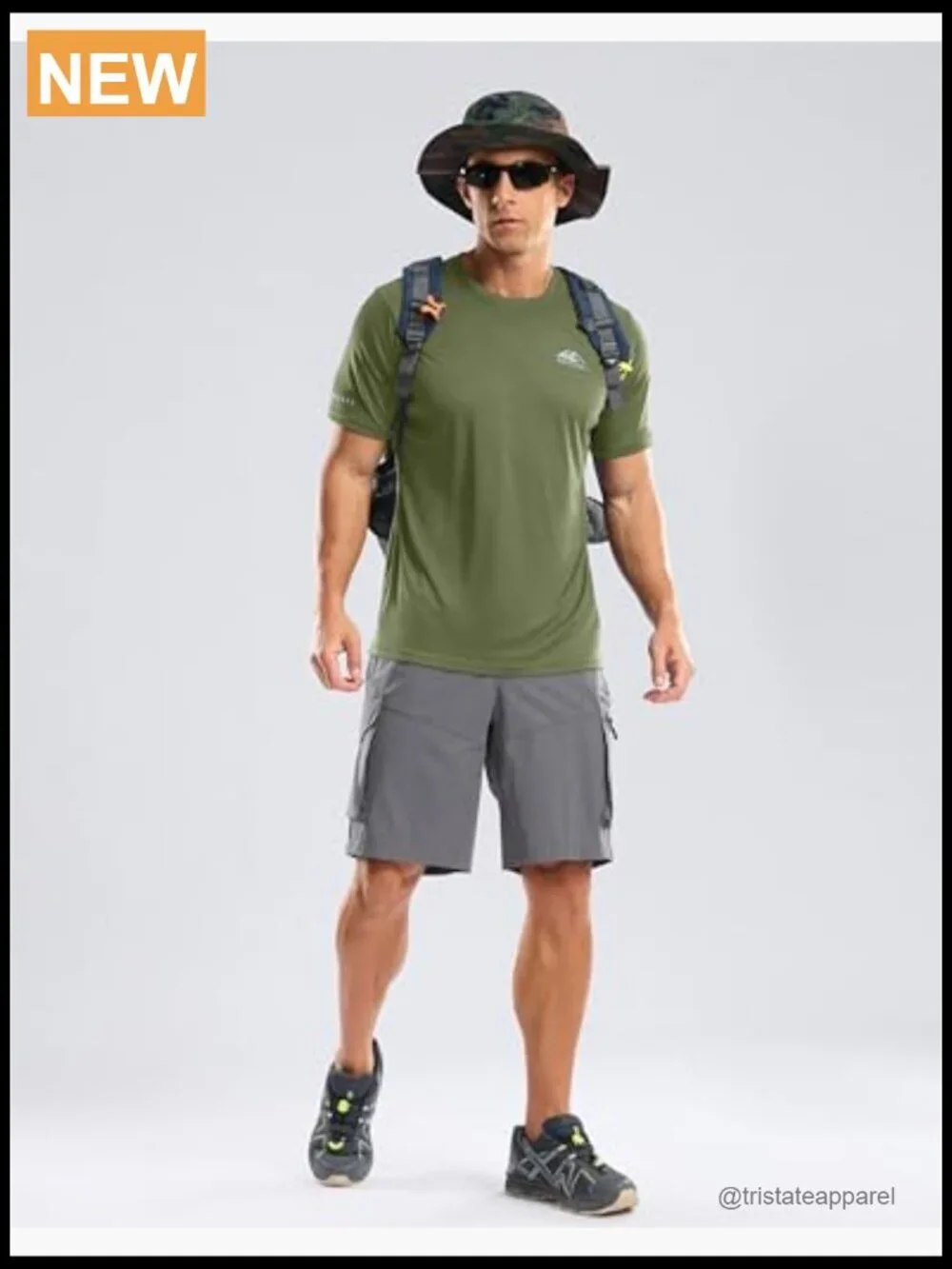 UPF 50+ Sun Protection Dry Fit Rash Guard Swim Tee 4-Way Stretch Athletic